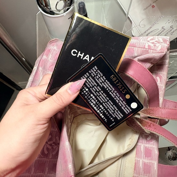 Chanel Pink Travel Ligne Tote Bag - Picture 6 of 6